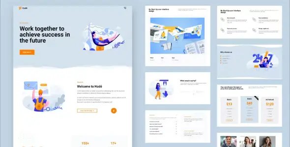 Hadé – Business Elementor Template Kit